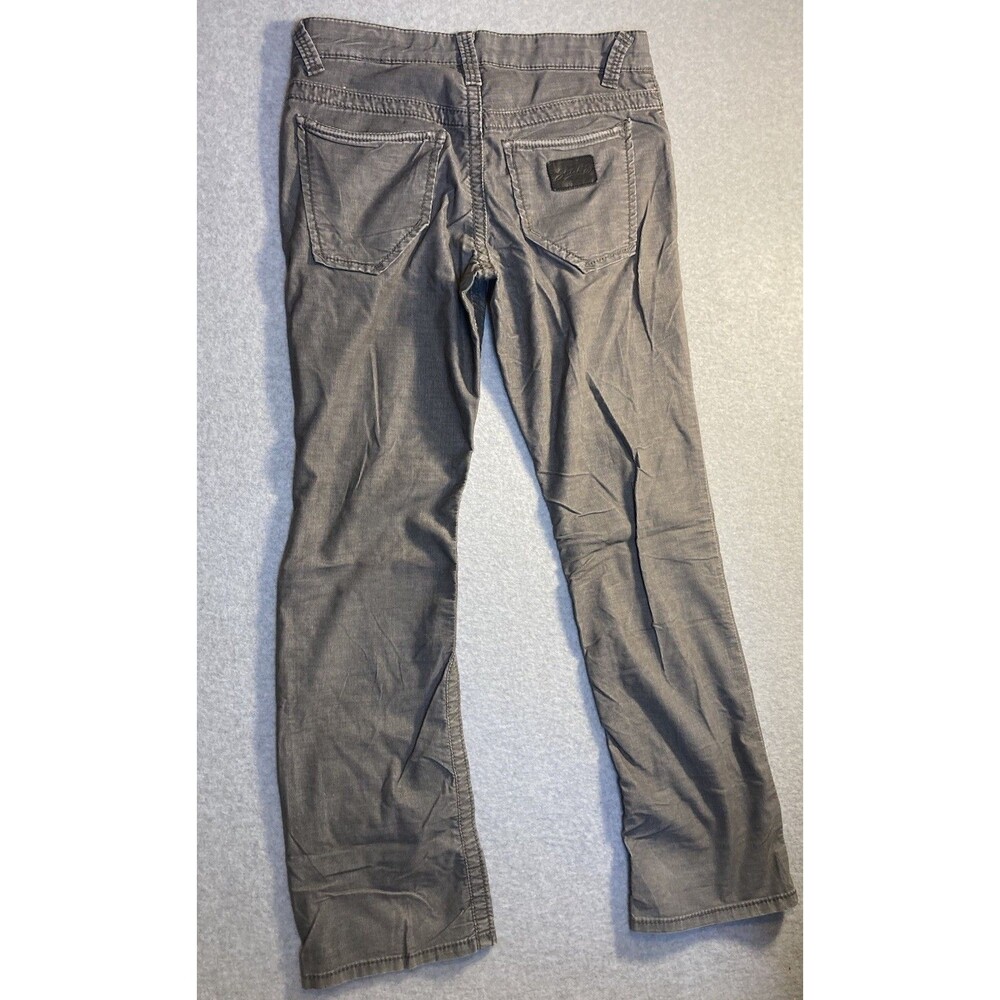 Stitch’s Platinum Denim Sz 33 Texas Gray Coderoy Flare Stretch Buffalo Country - Picture 6 of 13